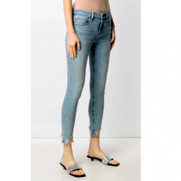NWOT Rag & Bone Cate Mid-Rise Ankle Skinny Jeans Thunderbird Denim Casual 29 - Picture 1 of 10